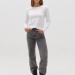 OVS White Long-Sleeve T-Shirt