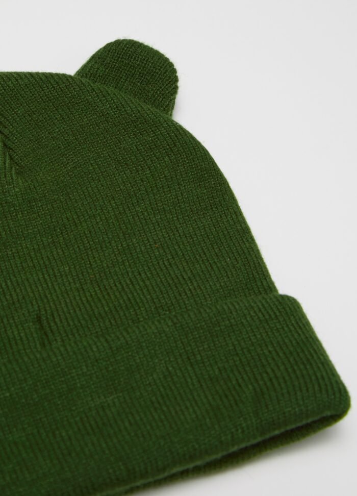Green Basic Knit Hat - Image 2