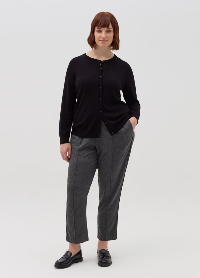 Black Knit Cardigan - Image 2