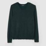 OVS Dark Green Round-Neck Pullover Sweater
