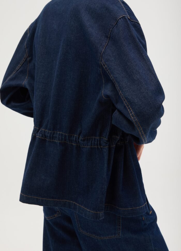 Dark Blue Denim Jacket - Image 2