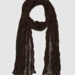 OVS Brown Patterned Scarf