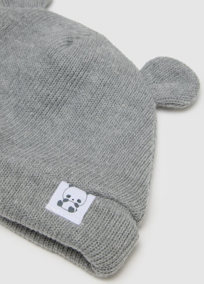 Grey Marl Hat          Gre Melange - Image 2