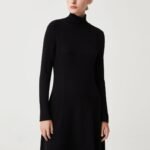 OVS Dress Ls Dark Black
