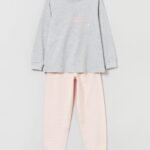 OVS Pyjama Sp 3/ Lt Grey Mel