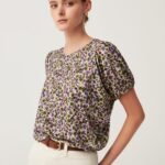 OVS T-Shirt Ss Stampat Lilla/