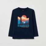 OVS Tee With Pri Dark Sapphir