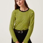 OVS T-Shirt Ls Yd Stripes Gre