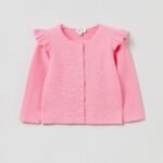 OVS Link Stitch Cardigan Pink
