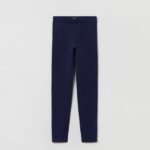 OVS Solid Leggings Blue