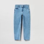 OVS Mom Fit Denim Lt Blue W/W