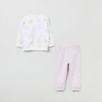 OVS Pyjama Girl White Aop/Lav