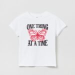 OVS T-Shirt Butterfly White A