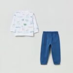 OVS Pyjama Boy White Aop/Moon