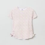 OVS T-Shirt Rib Aop Off White