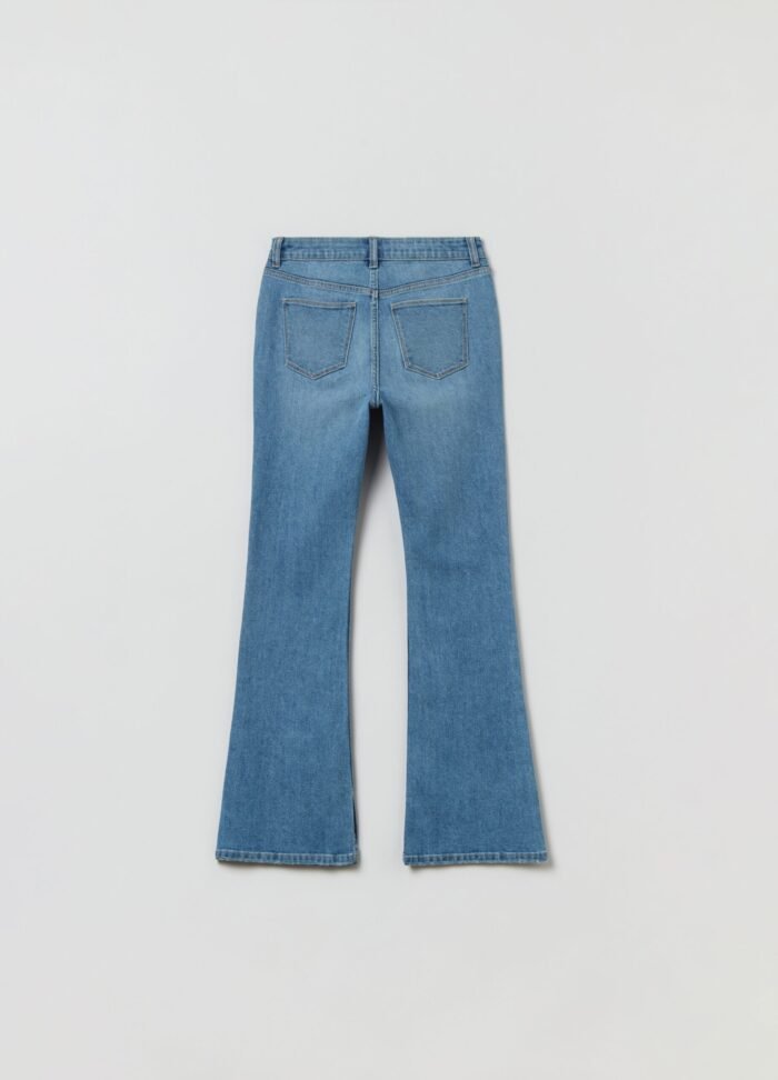Denim Flare Light Blue Sh - Image 2