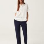 OVS Tro321 Pants Peacoat