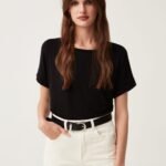 OVS Solid Ss Top Black