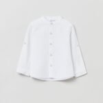 OVS Mix Linen Shirt White