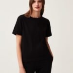 OVS Ss Ts Solid Colour Black