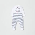 OVS Romper Off White / Navy