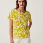 OVS Ts Ss Aop Green/White