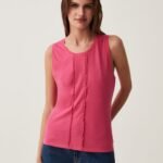 OVS Tank Top Beetroot Pur