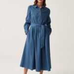 OVS Denim L/S Dr Medium Blue