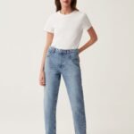 OVS Mom Vintage Medium Blue