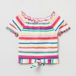 OVS T-Shirt Striped W/Knot St