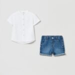 OVS Shirt +Denim Sho White/ M