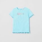 OVS Rib T-Shirt S/S Aqua