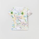 OVS Aop Jungle Animals White