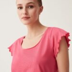 OVS 521 Top Fuchsia Pink