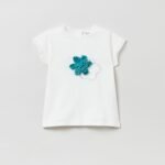 OVS Tshirt W/Organza White