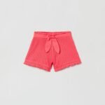OVS Jacquard Shorts Fuchsia A