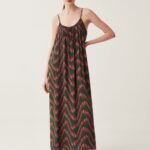 OVS Drs558 Dress Verde/Rosa