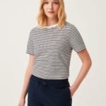 OVS Slub Shorts Navy Blue