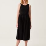 OVS Long Tank Dress Black