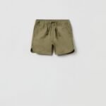 OVS Popeline Short Olive