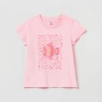 OVS T-Shirt W/Print Dk Rose