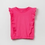 OVS T-Shirt W/Ro Magenta