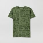 OVS Tshirt Aop Elm Green