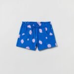 OVS Aop Jersey Short Bluette