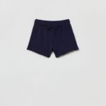 OVS Terry Shorts W/Ruffle Blu