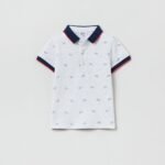 OVS Polo Aop Turtles Lt Grey
