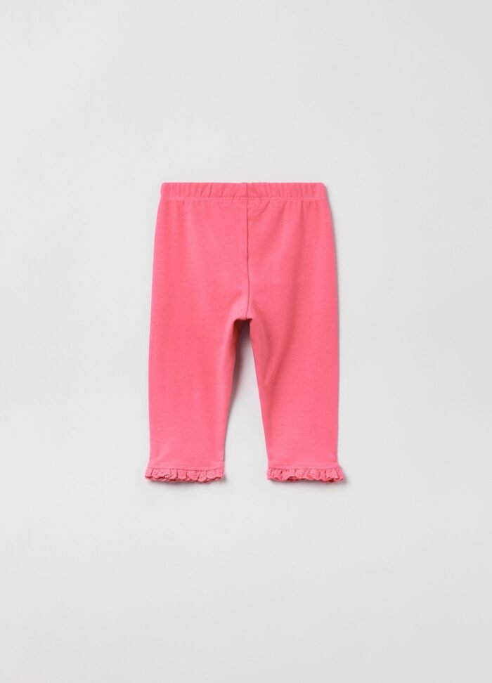 Solid Leggings W/Sangallo - Image 2