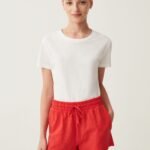 OVS Slub Shorts Tangerine Ta