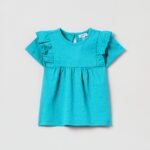 OVS T-Shirt W/Ruffle Green