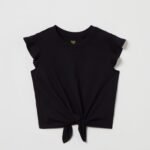 OVS T-Shirt Knot Black